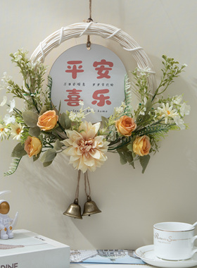 客厅门上店铺装饰创意墙壁花环