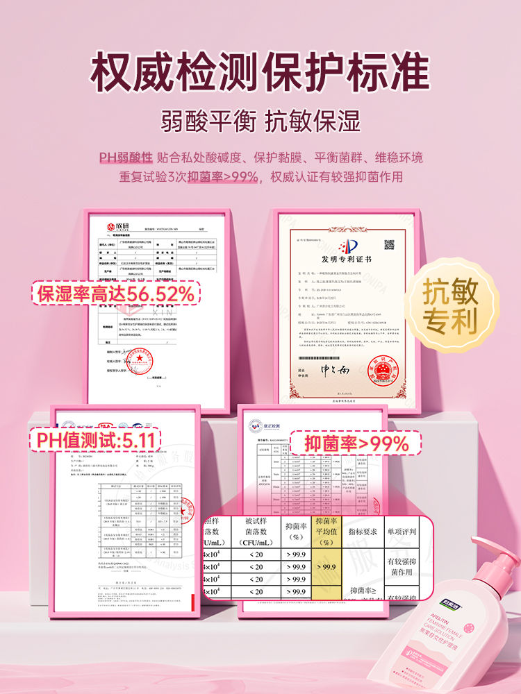妇炎洁私处清洗液女私部清洁私密抑菌护理液日常洗护益生菌沐浴露