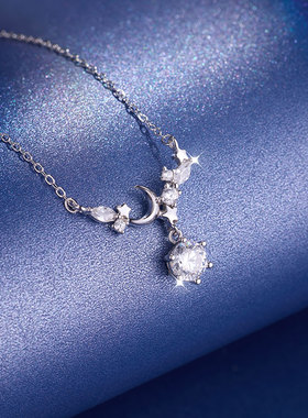 999纯银项链女轻奢小众高级感