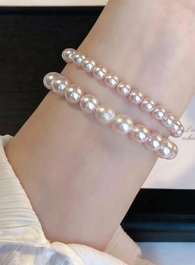 10-11mm曼塔玫瑰元宝扣项链赠手链耳钉TZB604