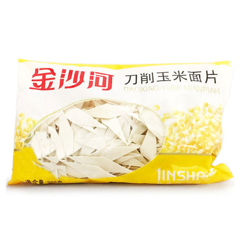 金沙河刀削面片250g*10袋原味面片荞麦干面叶方便速食早餐面面条 - 图0