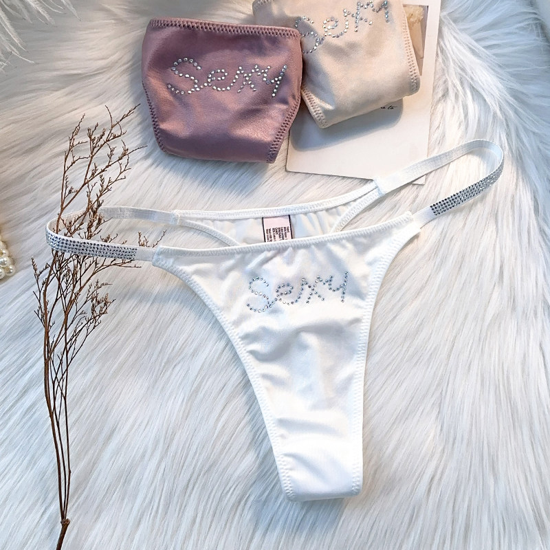 细带冰丝内裤女棉裆2024新款性感火辣勾人中低腰纯欲三角裤头透气,淘宝优惠券,粉丝福利购,淘宝优惠卷