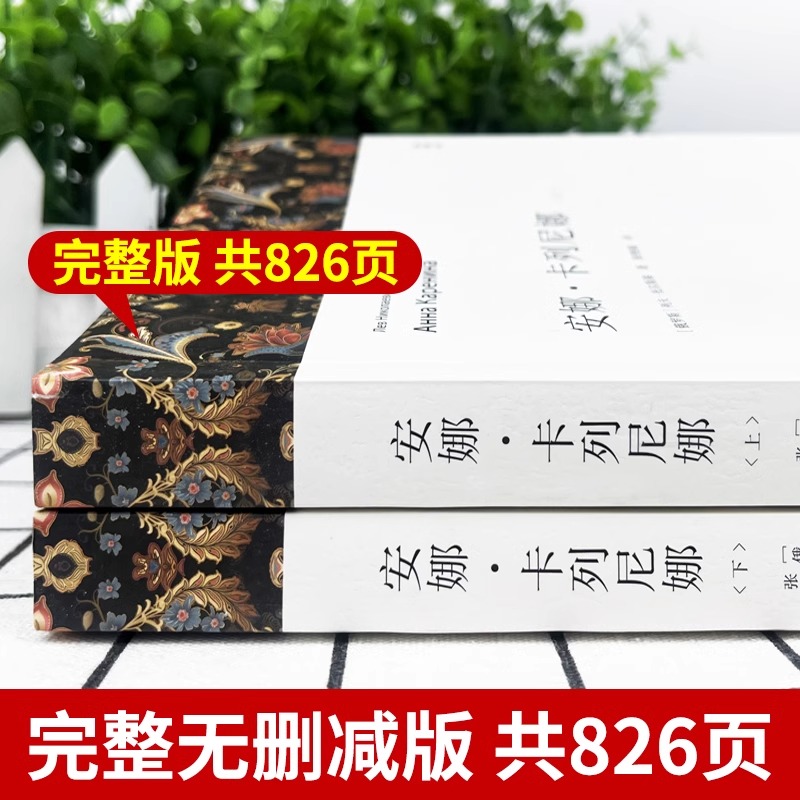 安娜卡列尼娜正版全2册原著列夫托尔斯泰三部曲复活战争与和平全集初中生高中生必读课外阅读书籍世界名著基督山伯爵全译本大卫 - 图0