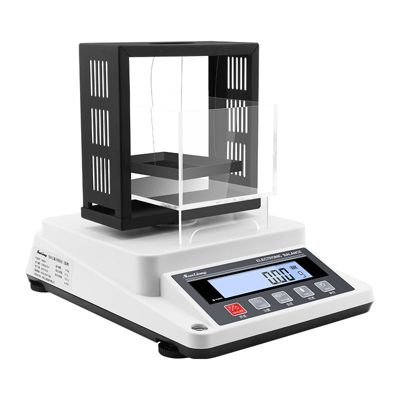 日本三量高精度密度计电子分析天平秤固体粉末液体比重计千分之一 - 图0