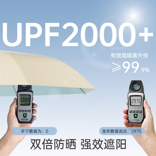 Zuodu Sunshade Umbrella for women, rain or shine, super sun and ultraviolet protection, good looks, compact and portable, 50% off