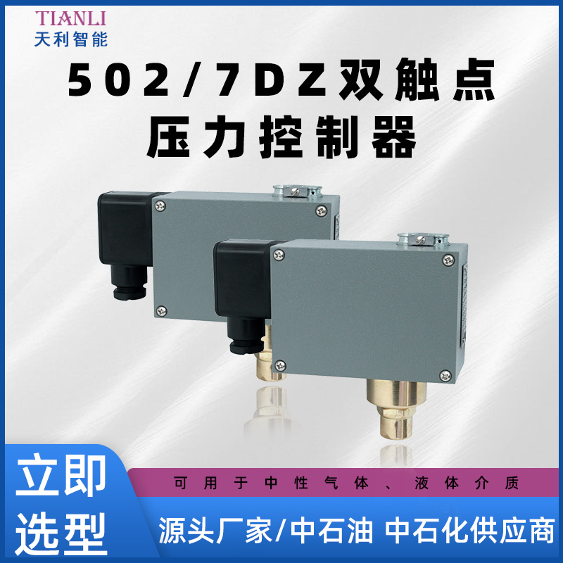 双触点压力开关 502/7DZ生产厂家常州天利 压力控制器 - 图0