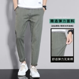 Летние тонкие шелковые штаны, коллекция 2023, свободный прямой крой