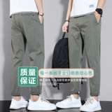 Летние тонкие шелковые штаны, коллекция 2023, свободный прямой крой