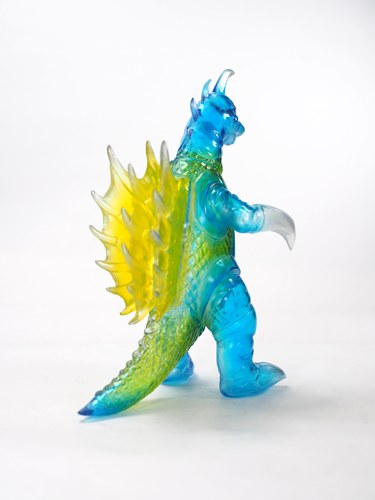 迅合行 CCP 特摄软胶人偶怪兽第八弹 Godzilla 盖刚 透明蓝 - 图0