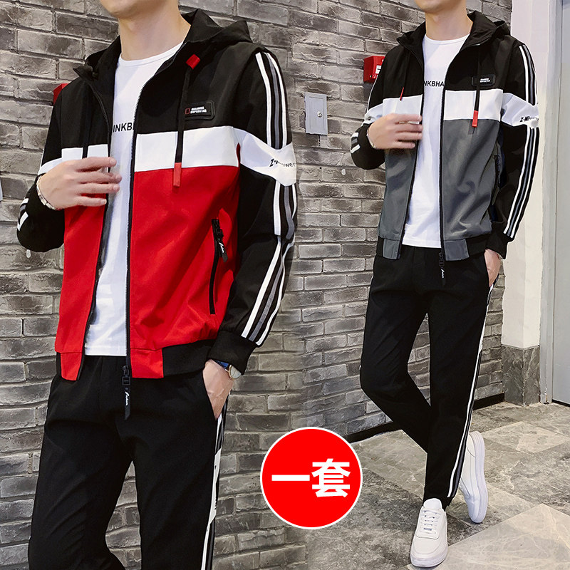 男士秋冬季潮流帅气一套搭配卫衣 潮似卫衣