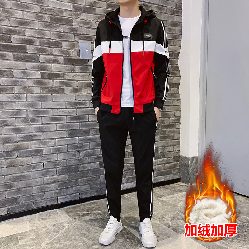 男士秋冬季潮流帅气一套搭配卫衣 潮似卫衣
