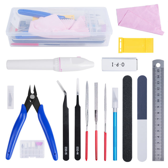 3D printing grinding tool model cleaning trimming set