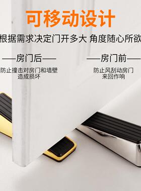 锌合金门塞硅胶防撞门挡玻璃门