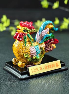 中国风83153创十二生肖泥人件泥塑摆意民特色工间艺品装饰摆设小