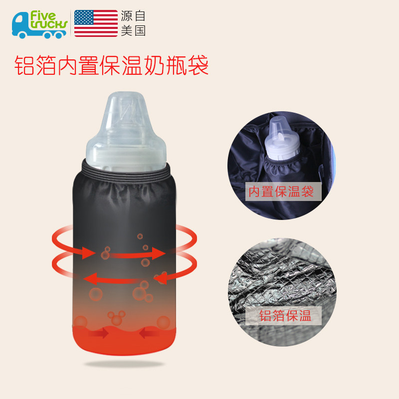 五个小卡车妈咪包母婴女双肩背包 fivetrucks妈咪包/袋