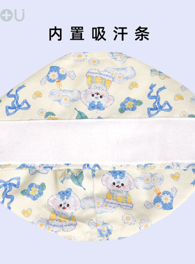 可爱护士帽手术室专用帽卡通花帽