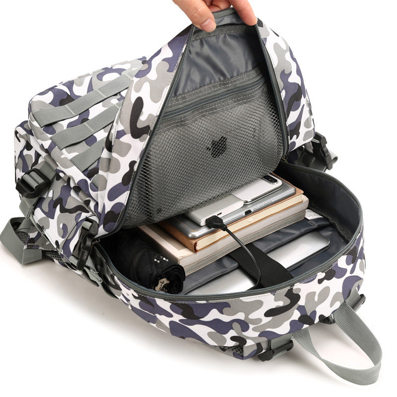 三级轻便吃鸡3级时尚潮流双肩包 朗斐双肩背包