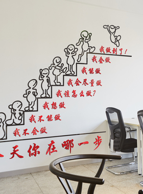 励志企业文化办公室成功的阶梯