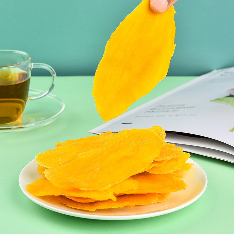 500g袋装泰国味果脯散装网红芒果干 可味食品芒果干