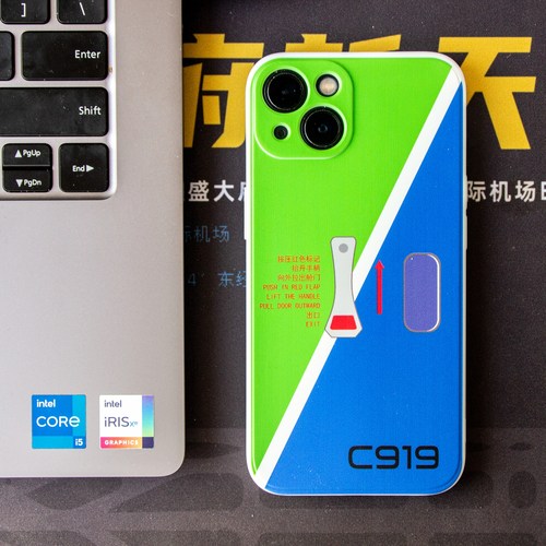中国商飞C919舱门风格手机壳航空创意防摔手机保护壳取证纪念文创 - 图0