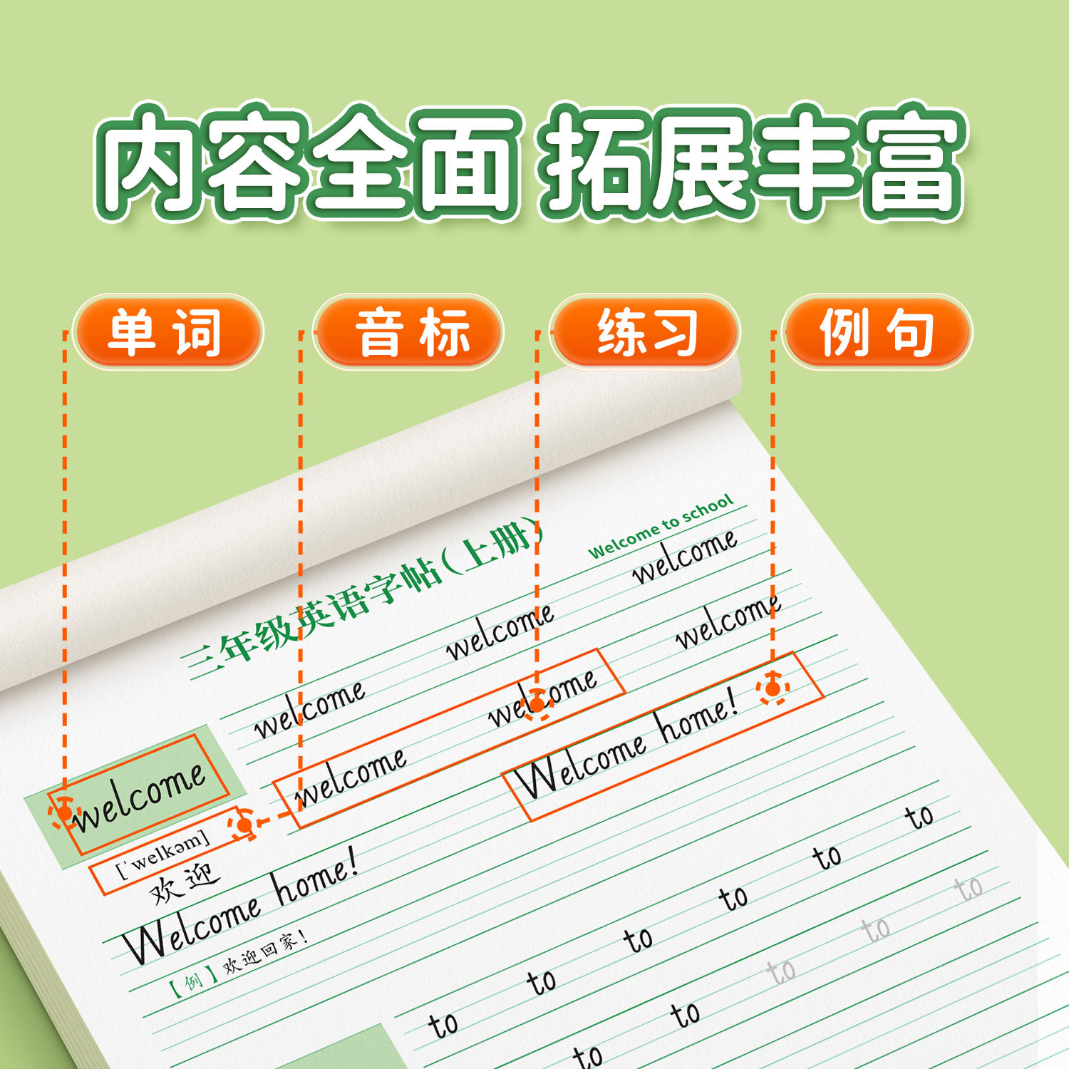 2026新版三起外研版同步英语字帖三年级四年级五六上册下册英文同步练字帖小学生专用斜体外研版英语单词26个英文字母同步描红字帖,淘宝优惠券,粉丝福利购,淘宝优惠卷
