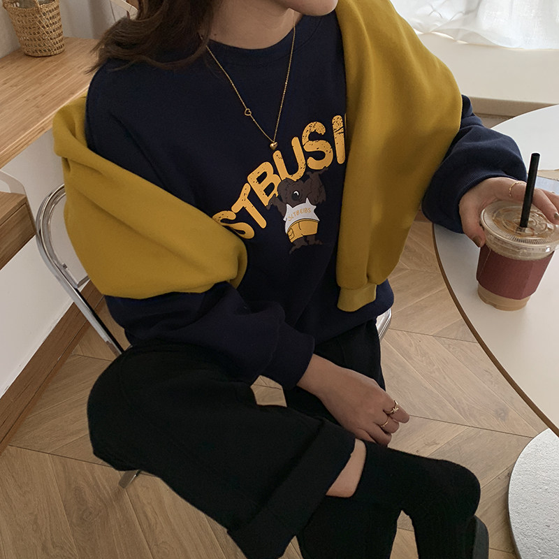 2019新款宽松韩版春秋2020年潮卫衣 菲香倩影卫衣/绒衫