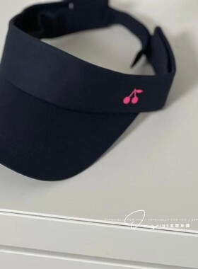 韩国进口面料成人樱桃遮阳空顶鸭舌帽运动可调节防晒帽博主同款