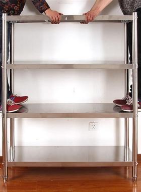 -新款钢厨房置物架微波炉架菜架层收纳整理烤箱架储物家用层货架