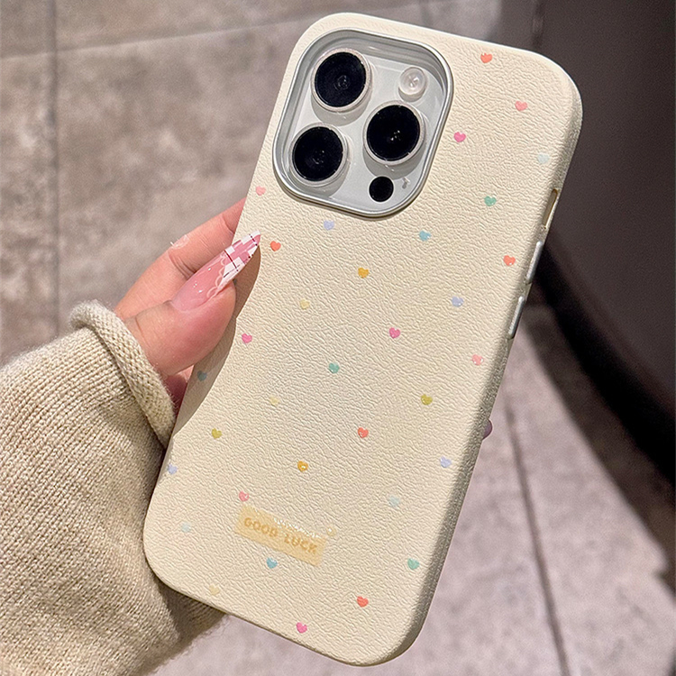 满屏彩色小爱心适用三星S25/S24+手机壳S23 Ultra大孔镜圈NOTE20大孔22FE/s21/S10磨砂A51/A52/A53/A54女A55 - 图0