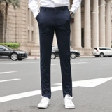 Летние эластичные черные штаны, облегающий крой