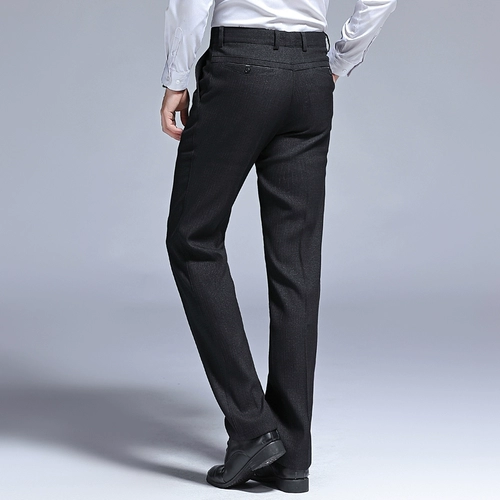 Летние тонкие штаны, повседневные брюки, свободный прямой крой, для среднего возраста