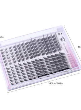 DIY False Eyelash Adhesive Tweezer Set 168 Clusters假睫套装