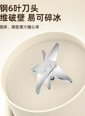榨汁杯充电迷你电动榨汁机小型便携式果汁机家用多功能水果搅拌机