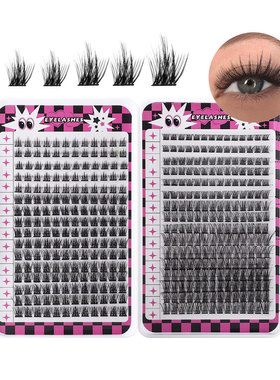 DIY eyelash book D-curve glue set fake eyelashes睫毛书假睫毛