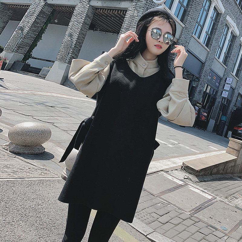 孕妇秋装2021秋季新款孕妈连衣裙 艾儿妈妈连衣裙