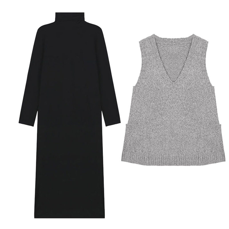孕妇春秋冬装时尚款显瘦减龄装毛衣 艾儿妈妈连衣裙