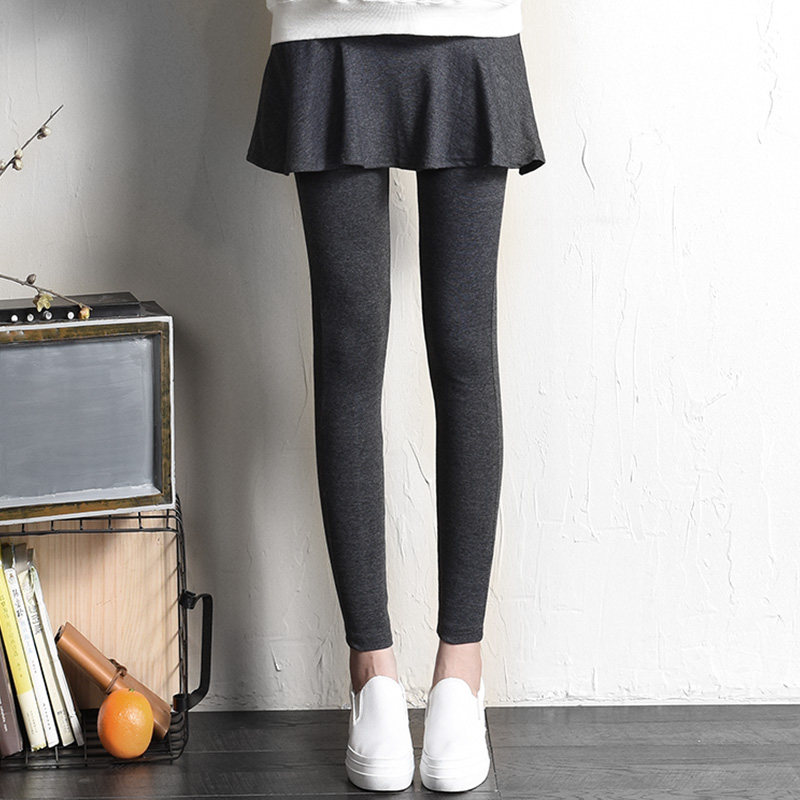 孕妇裙假两件2020新款托腹打底裤 艾儿妈妈孕妇打底裤