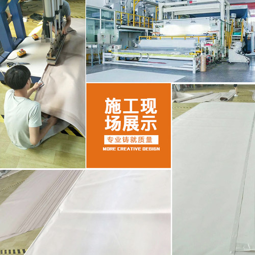 pvdf/pvc膜布张拉膜结构停车棚布加工钢构雨棚布充电桩棚篷布景观 - 图1