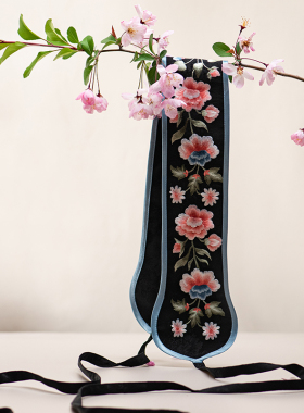 筛月女中式古风刺绣腰封汉服腰带