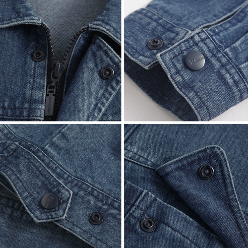 Джинсовый износостойкий осенний комбинезон, защита от ожогов, увеличенная толщина