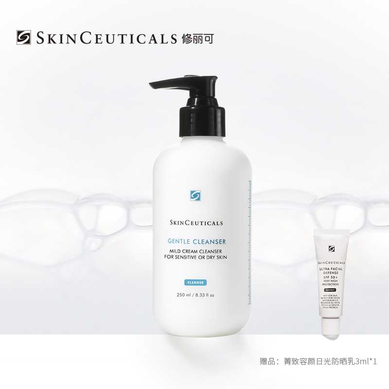 杜克控油清洁舒缓面部护理 250ml 修丽可温和滋润洁面乳 杜克控油清洁舒缓面部护理 250ml 修丽可温和滋润洁面乳