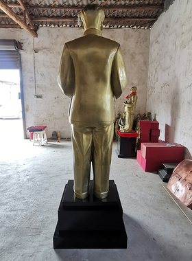 铜像树脂纯镀铜摆件摆像客厅雕塑像大厅大型开国像