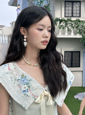 爱的罗曼史｜一加一shop原创耳钉婚纱玫瑰阻力耳夹女小众温柔复古