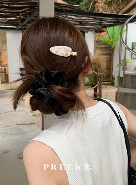 高级感精致醋酸无痕鸭嘴夹