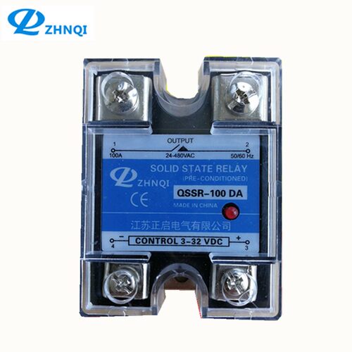 江苏正启固态继电器QSSR-10DA 25DA 40DA 60DA 80DA 100DA常开型 - 图2