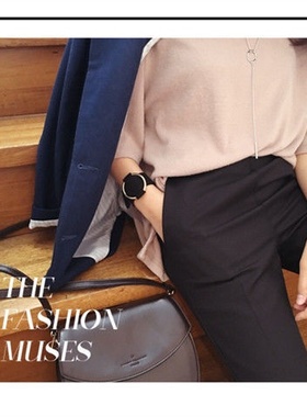 韩版个性手链简约欧美森系手环韩国复古黑色夸张宽手镯女手饰学生