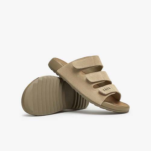 Tata/他她2024夏商场同款时尚休闲女勃肯鞋新款CAT01BT4 - 图2