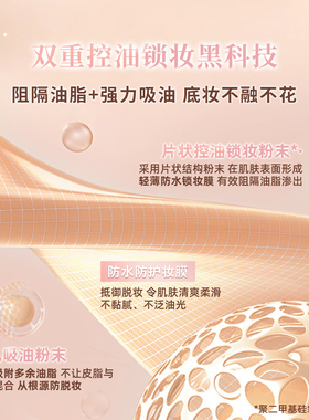 PAUL&JOE搪瓷柔雾持妆蜜粉控油防水持久不脱妆定妆散粉
