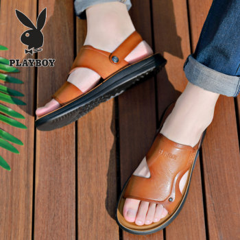 Playboy Sandals ຜູ້ຊາຍລະດູຮ້ອນປີ 2024 ສະບັບພາສາເກົາຫຼີ ໃໝ່ ເກີບຫາດຊາຍຂອງໄວໜຸ່ມ ເກີບແຕະເກີບແຕະ ແລະເກີບແຕະແບບຄູ່ແບບສະບາຍໆ.