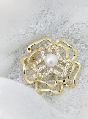 天然淡水定制工厂店胸针